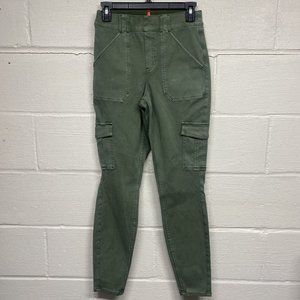 SPANX Olive Green Cargo Jumpsuit Pants